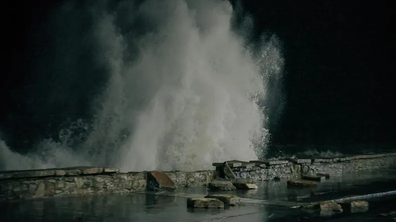 crecida en Mar del Plata agua