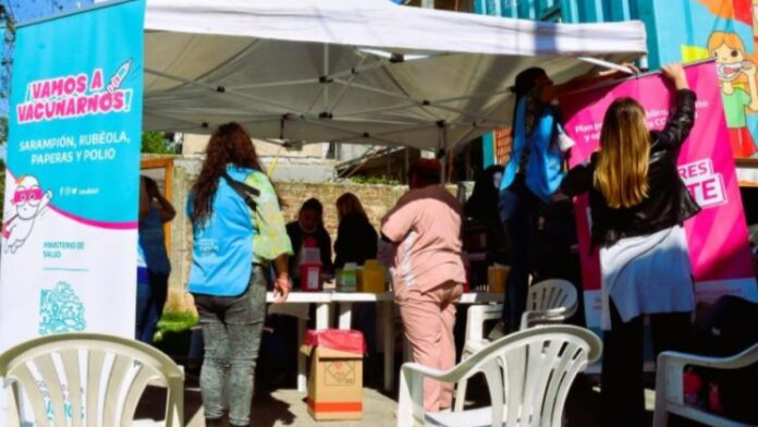Sarampión: jornada de vacunación en municipios del Gran Buenos Aires