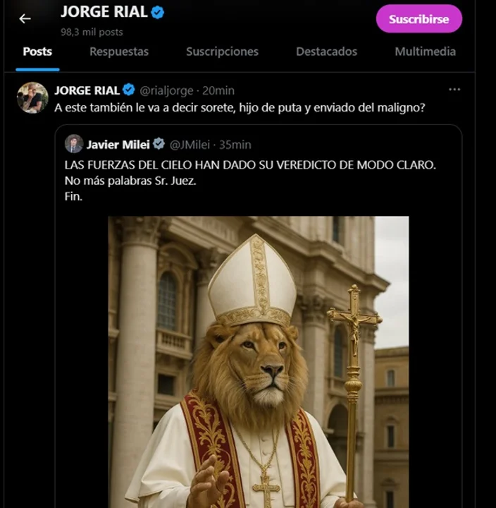 Qué dijeron los famosos sobre el papa León XIV