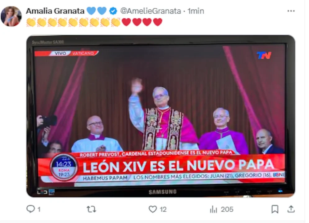 Qué dijeron los famosos sobre el papa León XIV