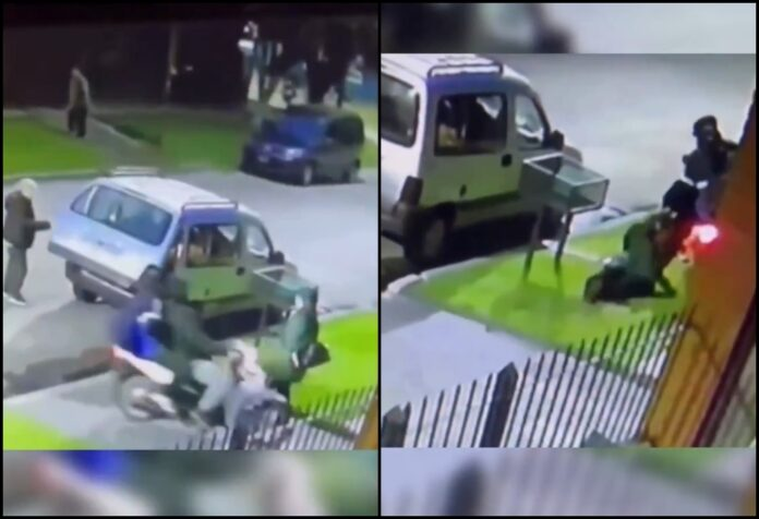 Motochorros sin piedad: tiraron a la vereda a una mujer de 90 años para robarle la cartera en Quilmes