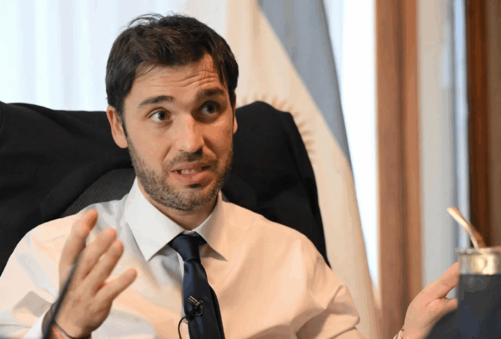 El gobernador de Chubut, Ignacio Torres.
