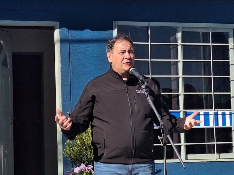 El ministro de Seguridad Javier Alonso visitó Ramallo