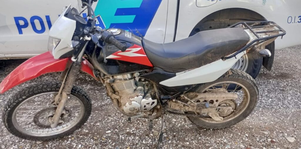Circulaba con una Honda Tornado robada y con numeración adulterada en zona norte: terminó aprehendido