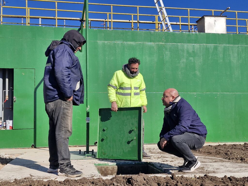 Ramallo: etapa final de la planta de tratamientos de efluentes cloacales en El Paraíso