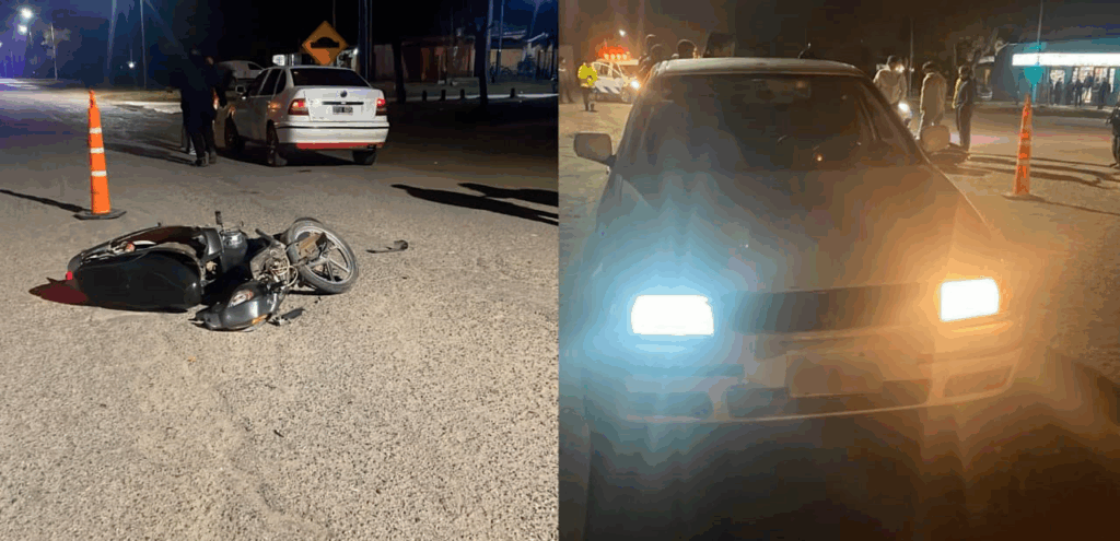 Una camioneta colisionó contra un adolescente de 15 años que circulaba en moto en Ramallo