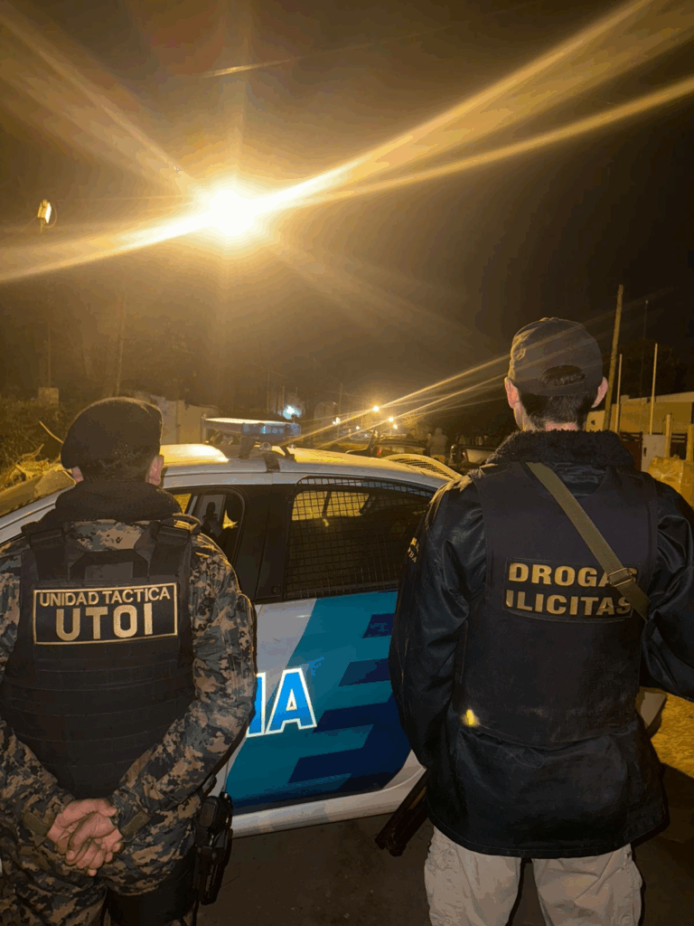 narco rosarino en Villa Ramallo La laguna