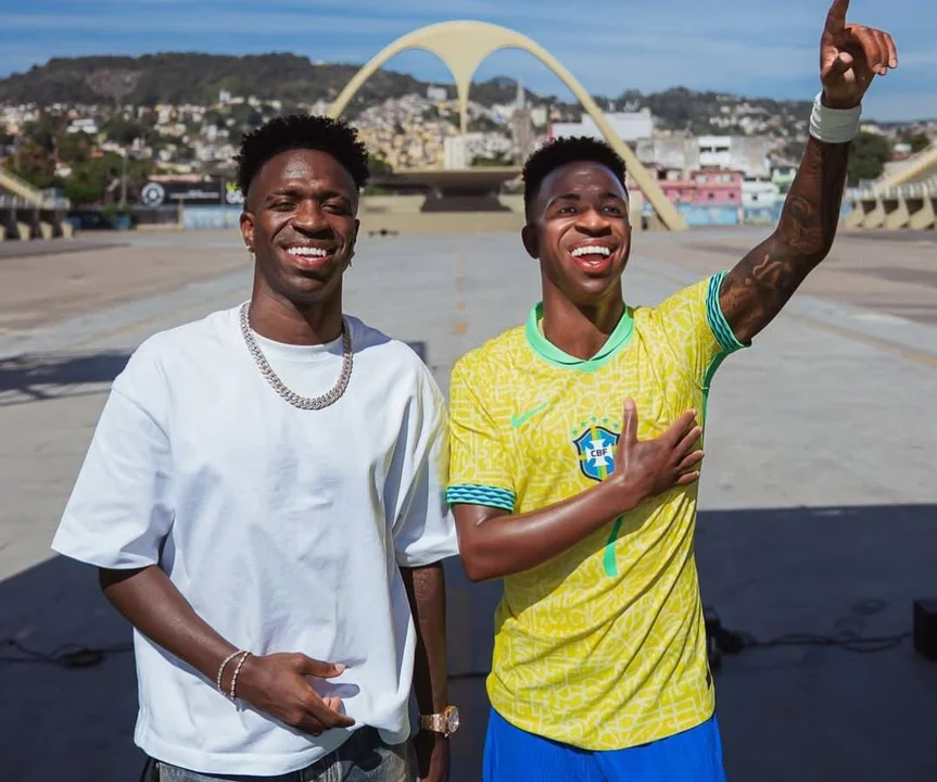 Vinícius Júnior y su estatua: un sueño hecho realidad en Brasil
