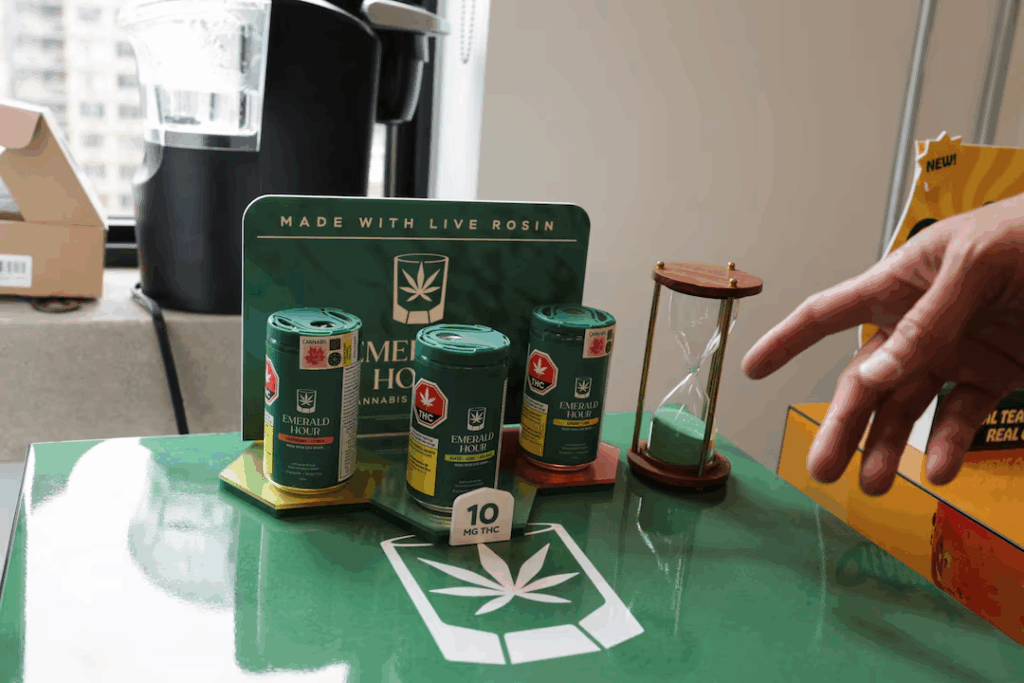 bebidas con THC alcohol