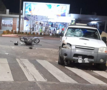 motociclista herido tras colisión hospital