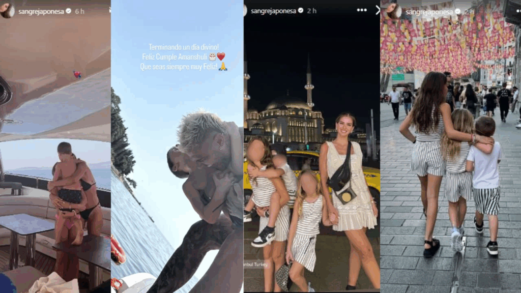 La China Suárez y sus postales turcas en familia: de Mauro Icardi con amor
