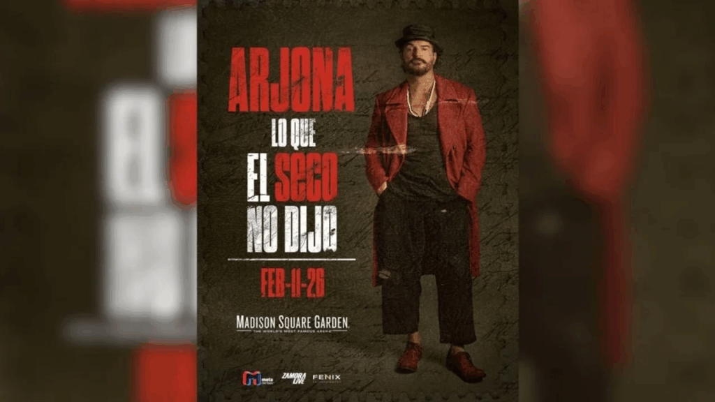Ricardo Arjona agotó las entradas para el Madison Square Garden en tres horas