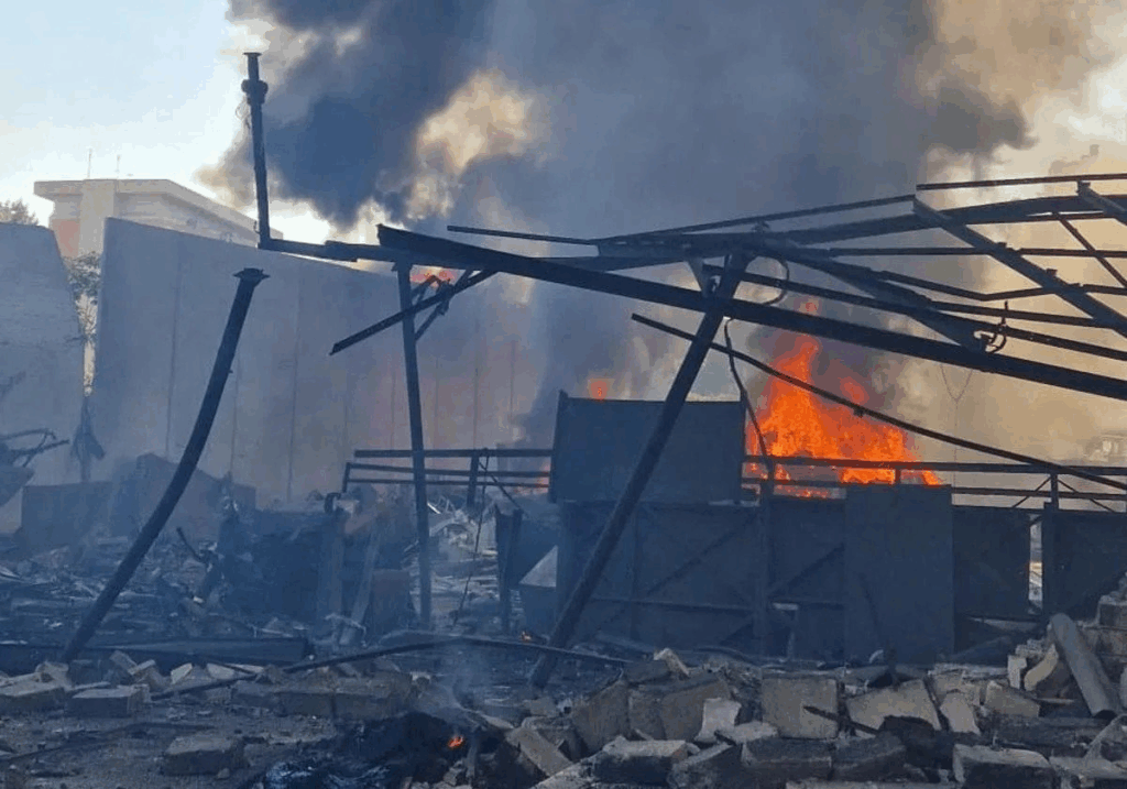 explosión gasolinera en roma