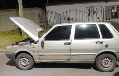 menor intentó robar una batería detenido