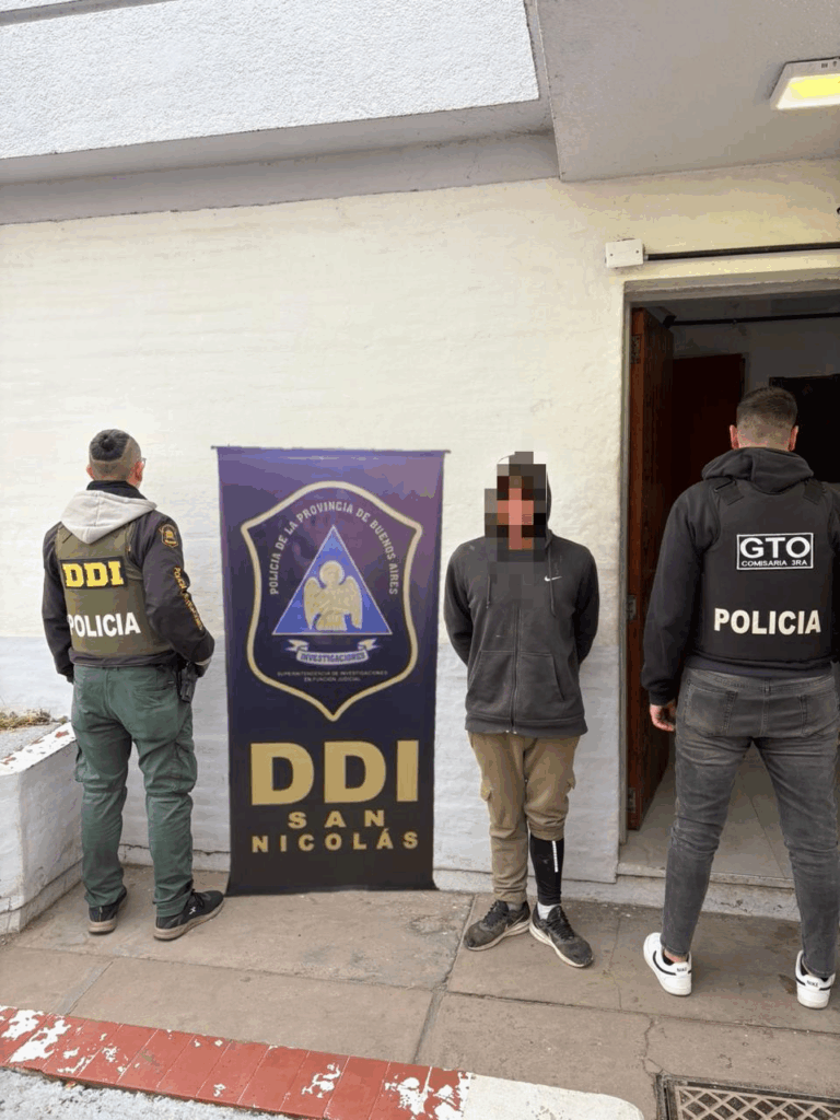 robo a mano armada detenido