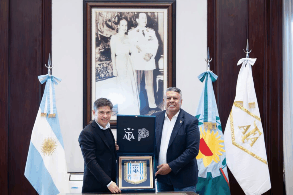 Kicillof y Tapia Estadio único