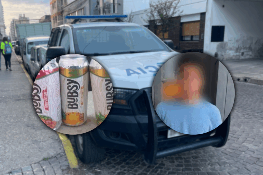 Rompió un candado de una puerta y una ventana solo para robarse tres latas de bebidas alcohólicas en Av. Savio al 200