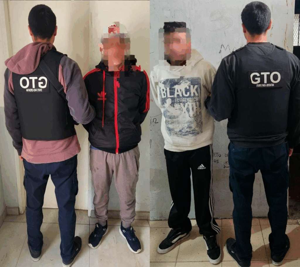 Atraparon a dos ladrones tras allanamientos en barrio California: habían sustraído objetos de valor de un automóvil