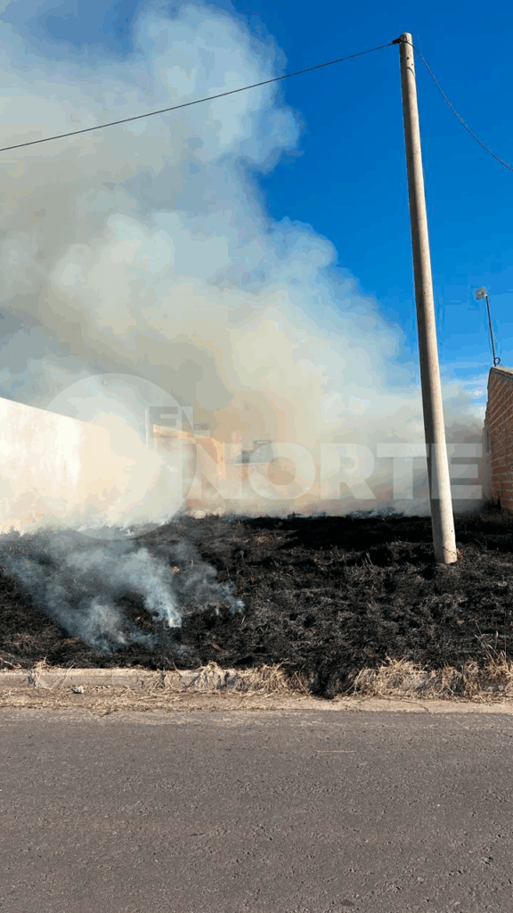 Un hombre ocasionó un incendio de pastizales en zona sur y fue captado por una cámara: luego hubo dos focos más