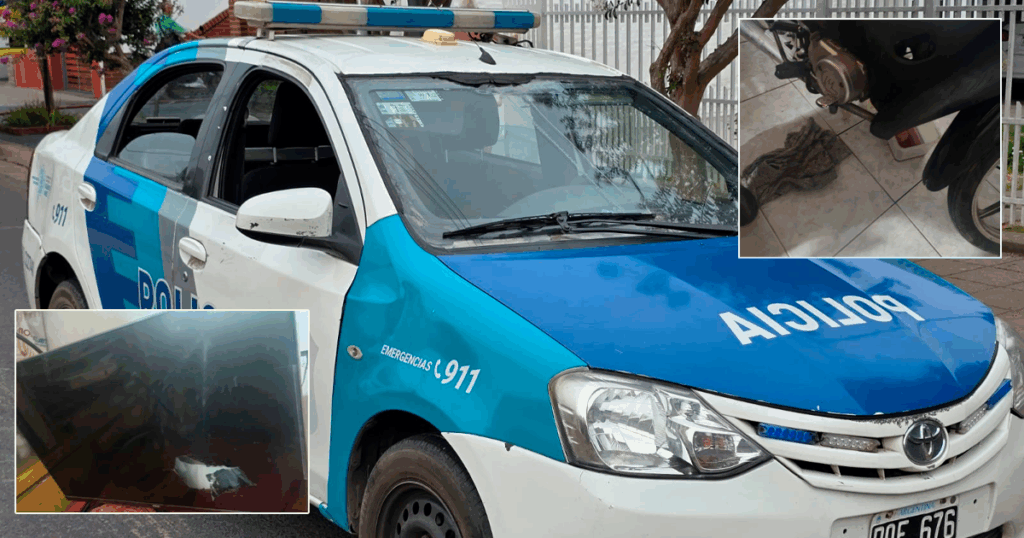 amenazar a su ex y dañar robo