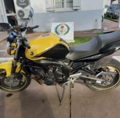 ciclista resultó herido moto