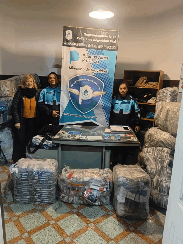 casita don orione recibió una donación contrabando