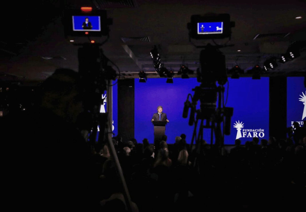 Milei redobló su discurso presidente