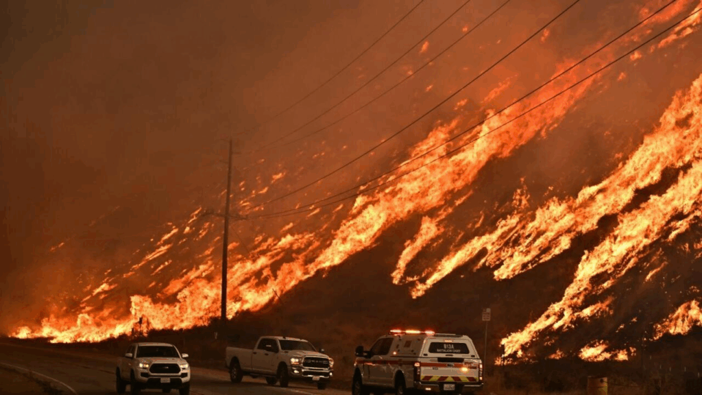 Incendio forestal en Los Ángeles dejó miles de evacuados y más de 2.000 hectáreas calcinadas