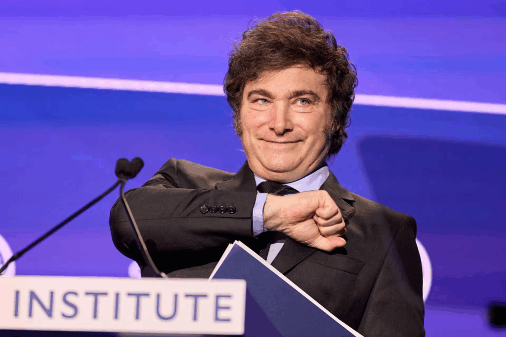 Javier Milei en campaña por cadena: "Las próximas elecciones de octubre van a dirimir esto”