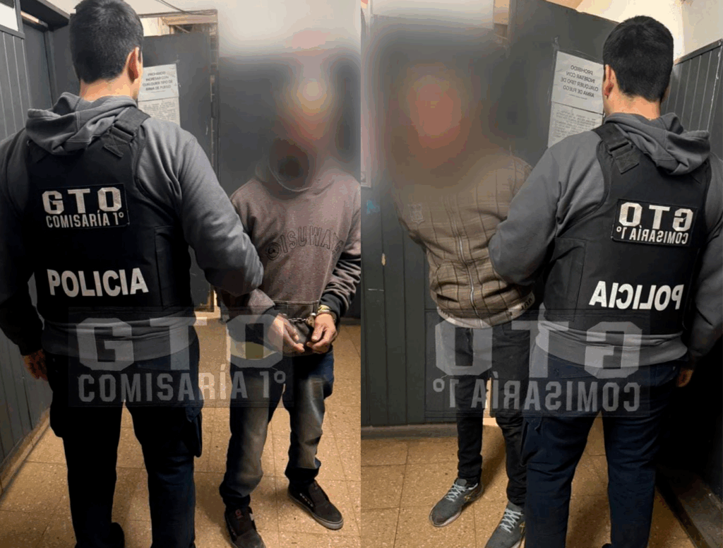 Allanaron y detuvieron a dos hombres en B° Los Viñedos tras robar en una tienda de ropa: secuestraron un revólver calibre 22