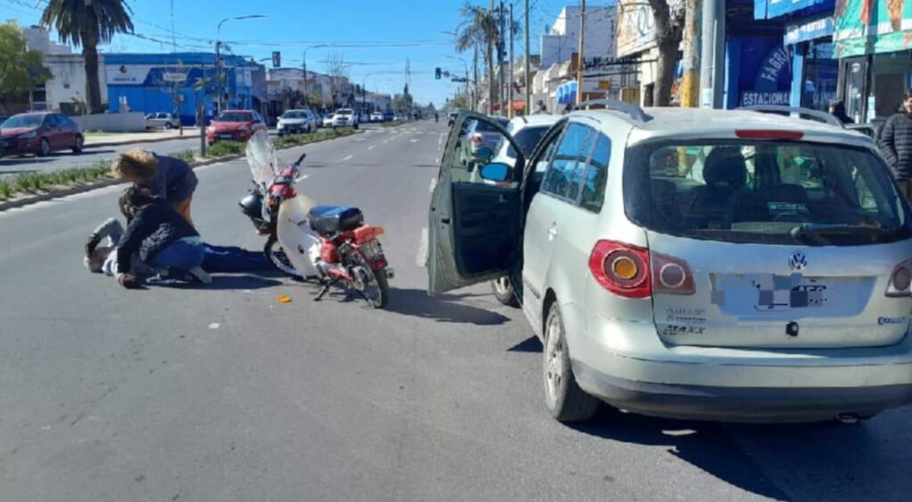 Dos accidentes de tránsito dejaron heridos con lesiones leves en zona norte y sur