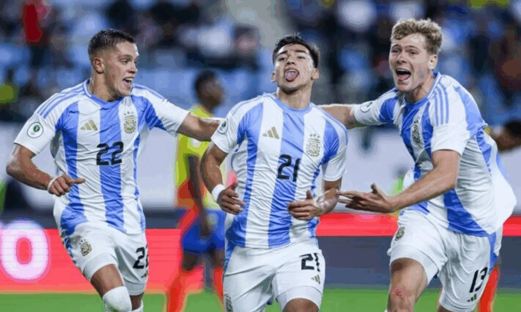 debut de la selección Argentina chile
