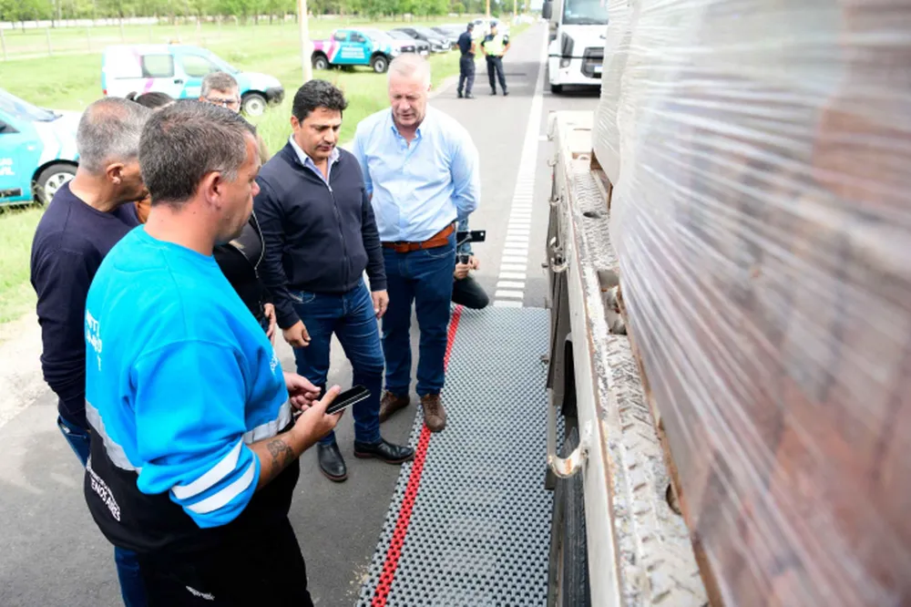 Rutas provinciales: detectaron más de 3.500 toneladas de sobrepeso en lo que va de 2025