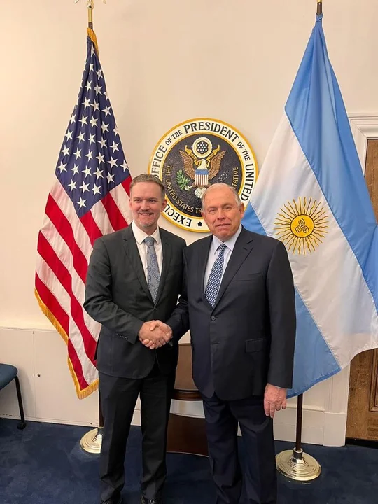 Con Werthein en Washington, Argentina y Estados Unidos avanzaron en un acuerdo comercial bilateral