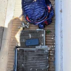 hombre detenido tras ingresar a la casa