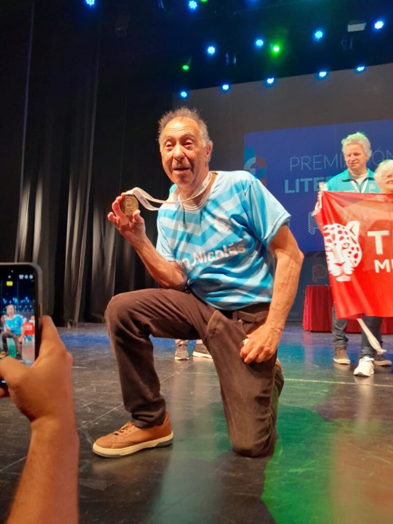 El nicoleño Oscar Alfredo Leonardo obtuvo una medalla en los Juegos Bonaerenses 2025