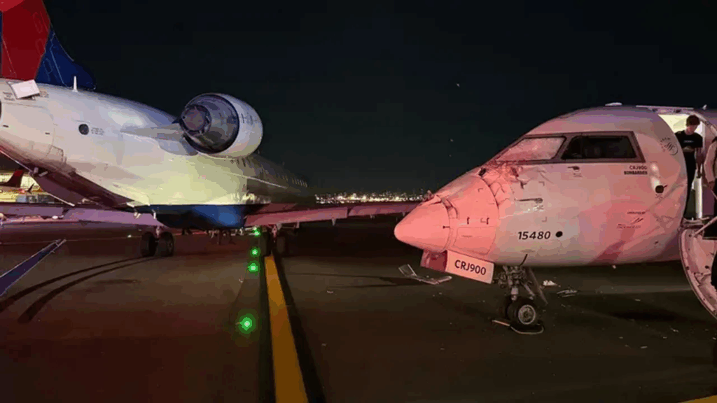 despegar aviones chocaron en el aeropuerto