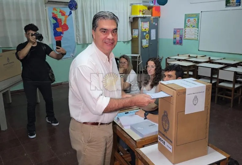 senador Capitanich votó en Chaco
