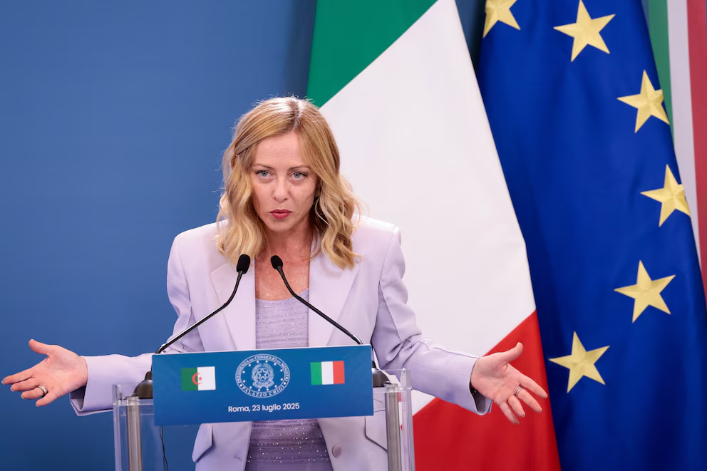 meloni pidió frenar la flotilla gaza