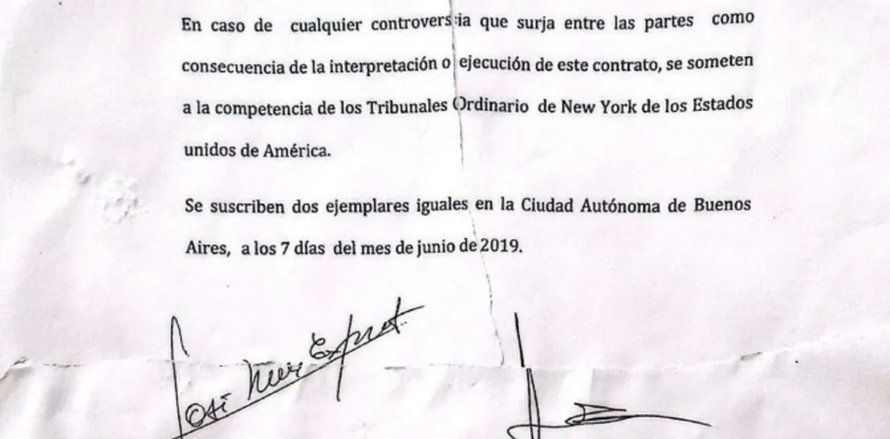 Hallaron en la basura un contrato entre Fred Machado y José Luis Espert por un millón de dólares