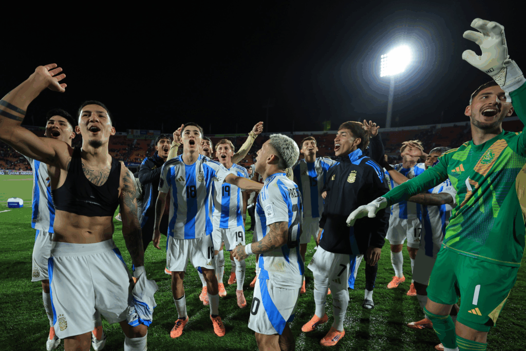 argentina y comolmbia por la semifinal chile
