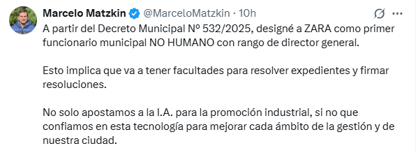 Insólito: una IA va a poder firmar resoluciones en Zárate