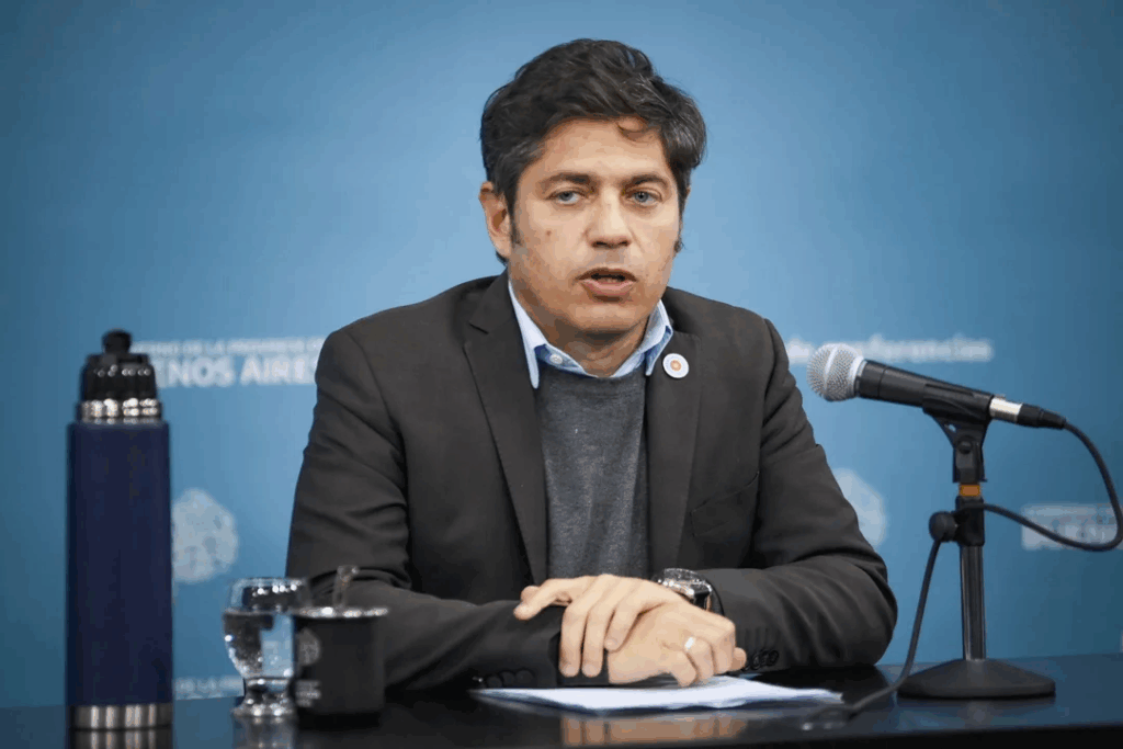 gobernador Kicillof presiona por presupuesto