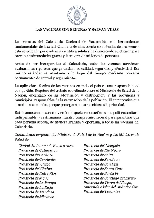 vacunas