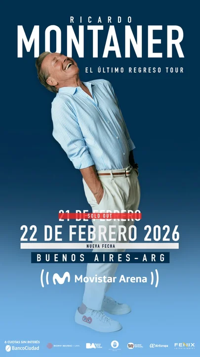 Ricardo Montaner agotó las entradas en Buenos Aires y anunció una nueva fecha en el Movistar Arena