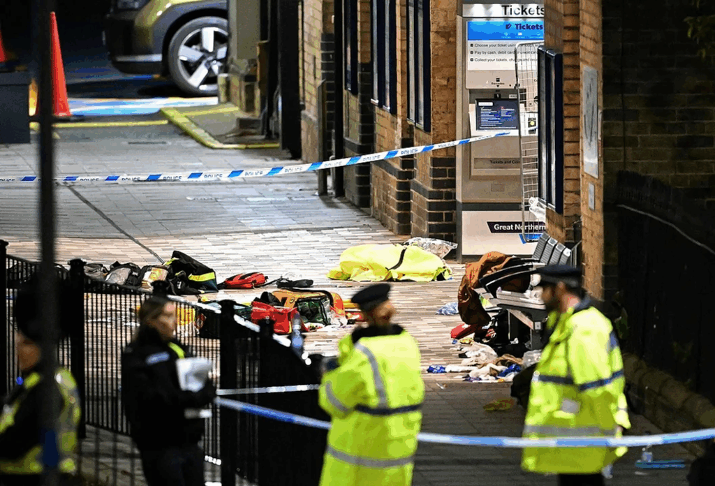 horror en un tren de londres ataque