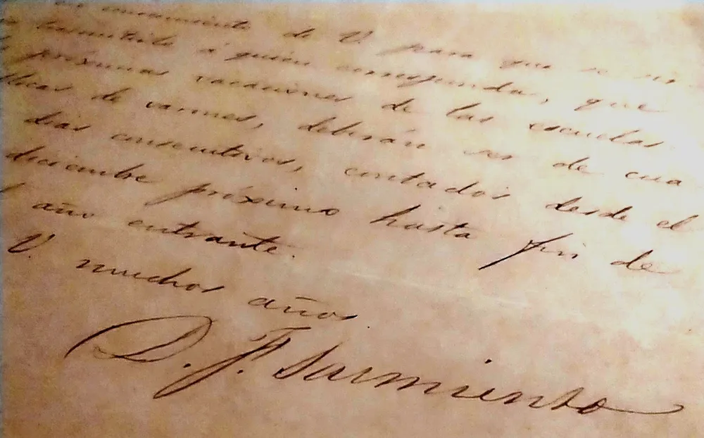 San Pedro: hallaron una carta inédita que Sarmiento escribió en 1856