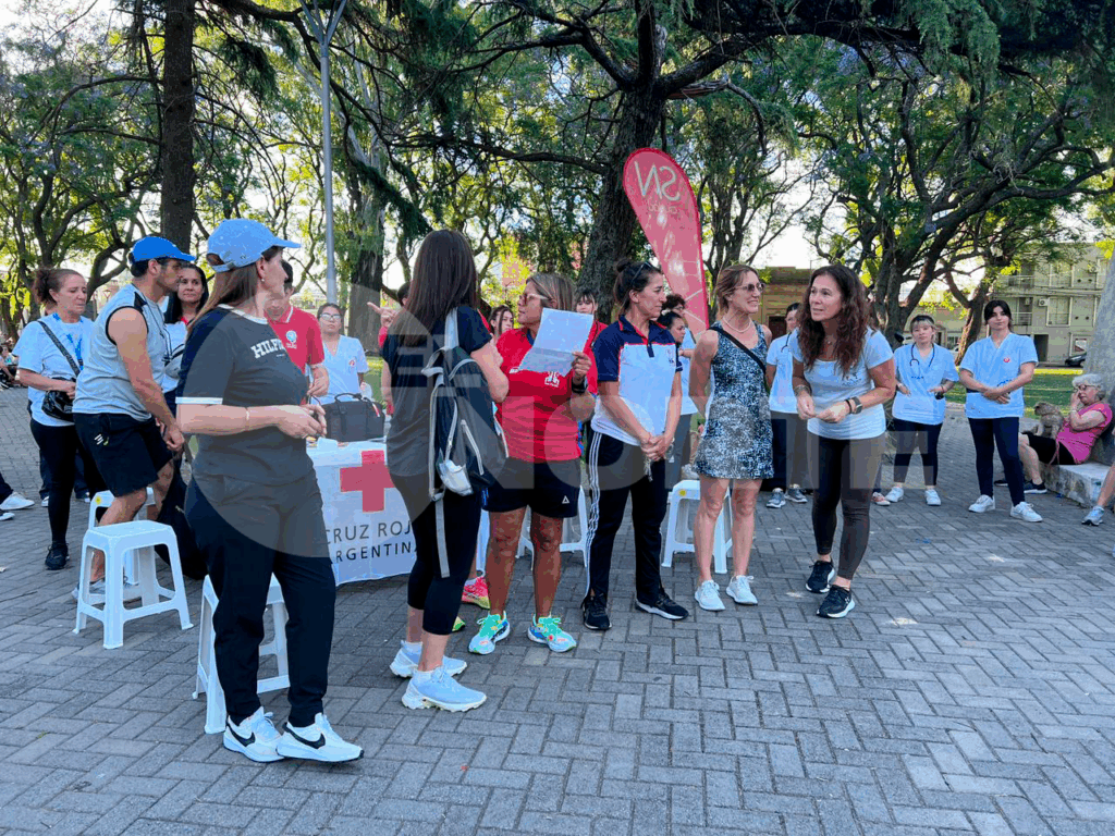 Comenzó en Plaza Sarmiento la tradicional caminata por el Día Mundial de la Diabetes