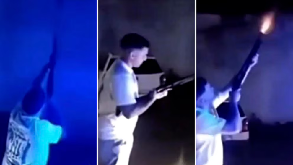 policía cañuelas navidad disparos aire bala perdida