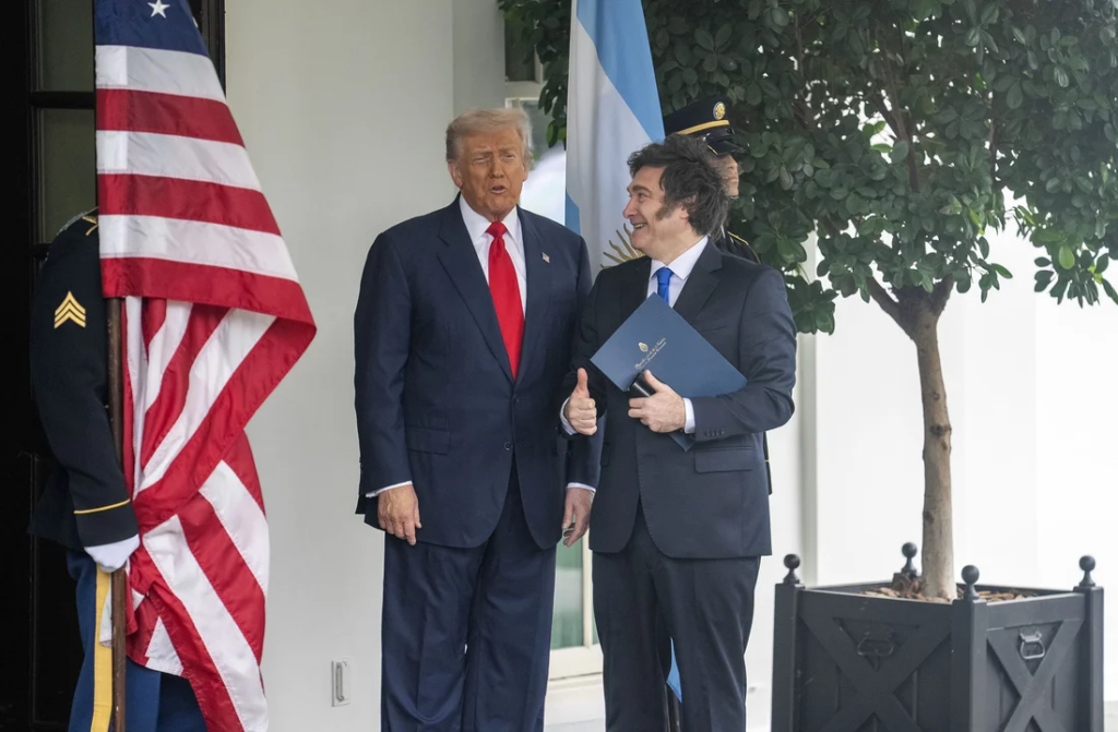 presidente Trump resaltó apoyo Milei